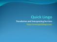 Quick Lingo - Professional Translation Services