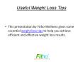 Useful Weight Loss Tips | Fitho