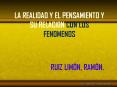LA REALIDAD COTIDIANA Y SU RELACION CON EL PENSAMIENTO