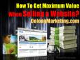 How to Get Maximum Value When Selling a Website