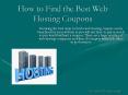 Easiest way to Find Hosting Coupon Codes