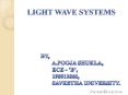 light wave system