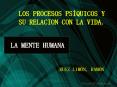 Los procesos del pensamiento
