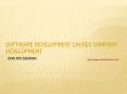 Software Development Causes Company Development