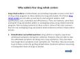 Why addicts fear drug rehab centers