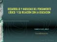 EL DESARROLLO DEL PENSAMIENTO LOGICO