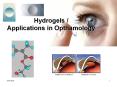 Hydrogels / Applications in Opthamology Polyelectrolyt