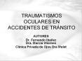 traumatismos oculares en accidentes de tr nsito autores dr
