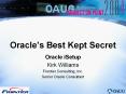 Oracle s Best Kept Secret Oracle iSetup Kirk William