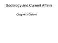Sociology and Current Affairs