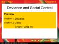 Deviance and Social Control