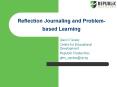 Reflection Journaling and Problem-based Learning
