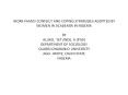 WORK-FAMILY CONFLICT AND COPING STRATEGIES ADOPTED BY WOMEN IN ACADEMIA IN NIGERIA BY ALUKO, YETUNDE. A (PhD) DEPARTMENT OF SOCIOLOGY OLABISI ONABANJO UNIVERSITY AGO- IWOYE, OGUN STATE NIGERIA