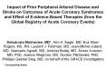 Impact of Prior Peripheral Arterial Disease and Stroke on Outcomes of Acute Coronary Syndromes and Effect of Evidence-Based Therapies (from the Global Registry of Acute Coronary Events)