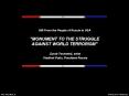 Gift From the People of Russia to USA "MONUMENT TO THE STRUGGLE AGAINST WORLD TERRORISM"