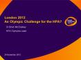London 2012 An Olympic Challenge for the HPA?