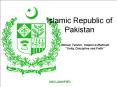 Islamic Republic of Pakistan