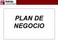 PLAN DE NEGOCIO Indice Fuentes y oportunidades de negoci