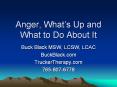 Anger, What s Up and What to Do About It Buck Black MSW