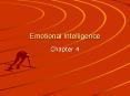 Emotional Intelligence Chapter 4 Emotional Intelligenc