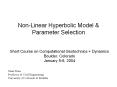 Non-Linear Hyperbolic Model & Parameter Selection Shor