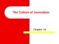 The Culture of Journalism Chapter 14  The government s powe