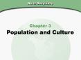 World Geography Chapter 3 Population and Culture The Stud