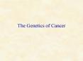 The Genetics of Cancer Cancer in the media cancer is 