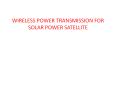 WIRELESS POWER TRANSMISSION FOR SOLAR POWER SATELLITE 3