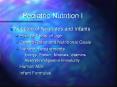 Pediatric Nutrition I Nutrition of Neonates and Infant