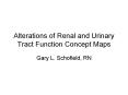 Alterations of Renal and Urinary Tract Function Concept Map