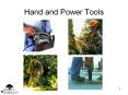 Hand and Power Tools Electricity and Water is a Dangerou