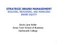 STRATEGIC BRAND MANAGEMENT BUILDING, MEASURING, AND MANAGIN