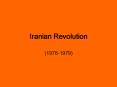 Iranian Revolution (1978-1979) Iranian Revolution/ Islami