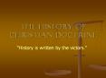 The History of Christian Doctrine  History is written by th