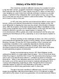 History of the NCO Creed The Creed has existed in differen