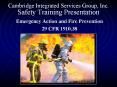 Cambridge Integrated Services Group, Inc. Safety Trainin