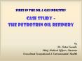 FIRES IN THE OIL & GAS INDUSTRY CASE STUDY   THE PETROTRI