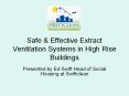 Safe & Effective Extract Ventilation Systems in High Ris