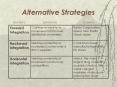 Alternative Strategies STRATEGY DEFINITION EXAMPLE Tand