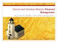 Church and Christian Ministry Financial Management By Core