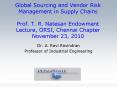 Global Sourcing and Vendor Risk Management in Supply Chain