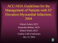 ACC/AHA Guidelines for the Management of Patients with S