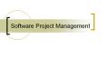 Software Project Management Outline The Management Spectru