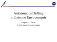 Extreme Environment Workshop 7/25/01 ... in Extrem