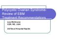 Polycystic Ovarian Syndrome-Review of EBM Treatmen