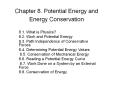 Chapter 8. Potential Energy and Energy Conservation 8.1