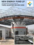 NEW ENERGY FUND LP A Renewable Energy Technology Hedge Fun