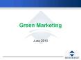 Green Marketing June 2010 * * Green Tech Leaders influenc