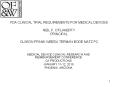 fda clinical trial requirements for medical devices neil f